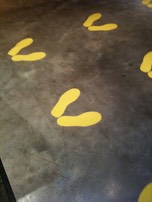 marines footprints